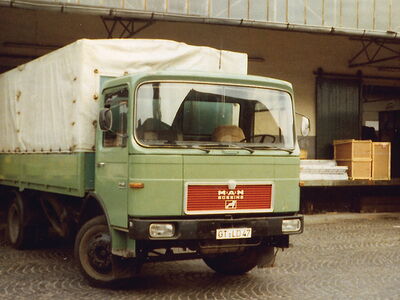 1979: Der erste LKW des Unternehmens