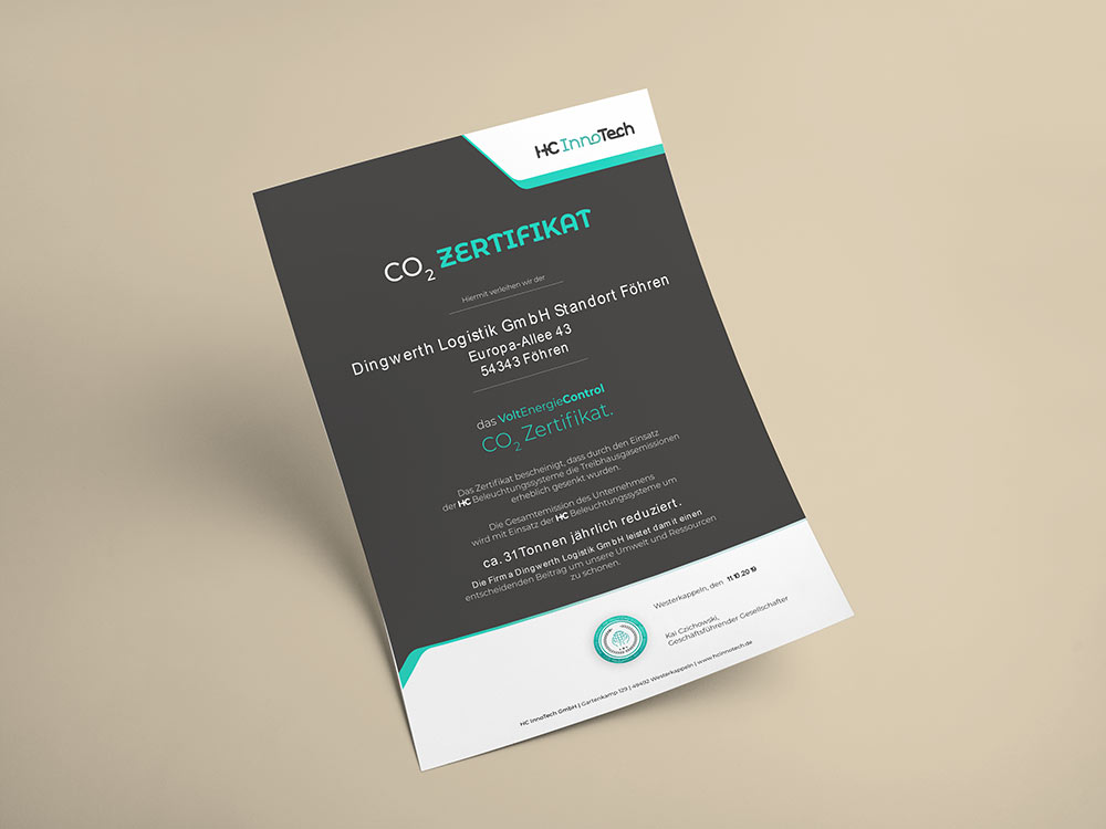 Download CO2 Zertifikat Föhren